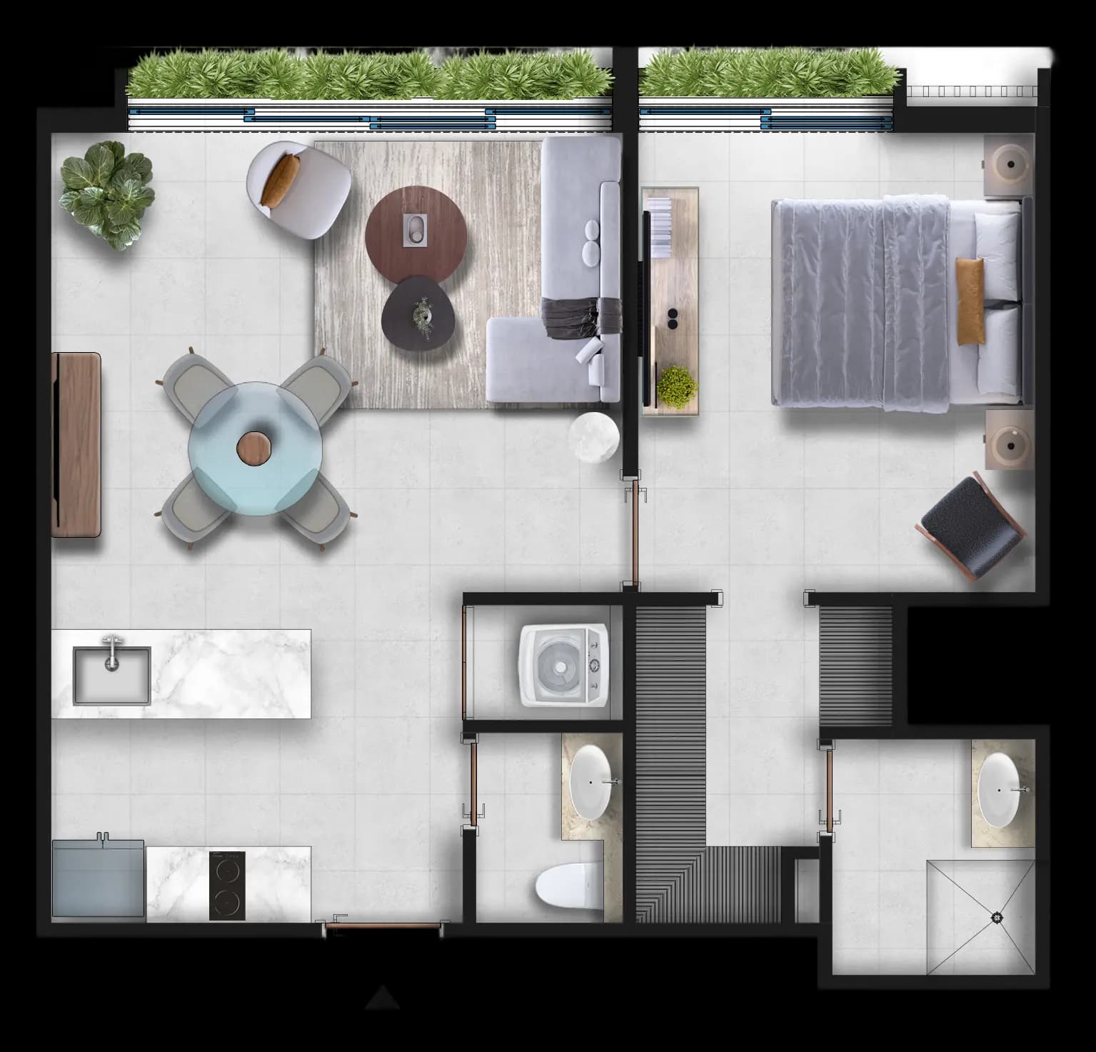 Plano del departamento Voyage