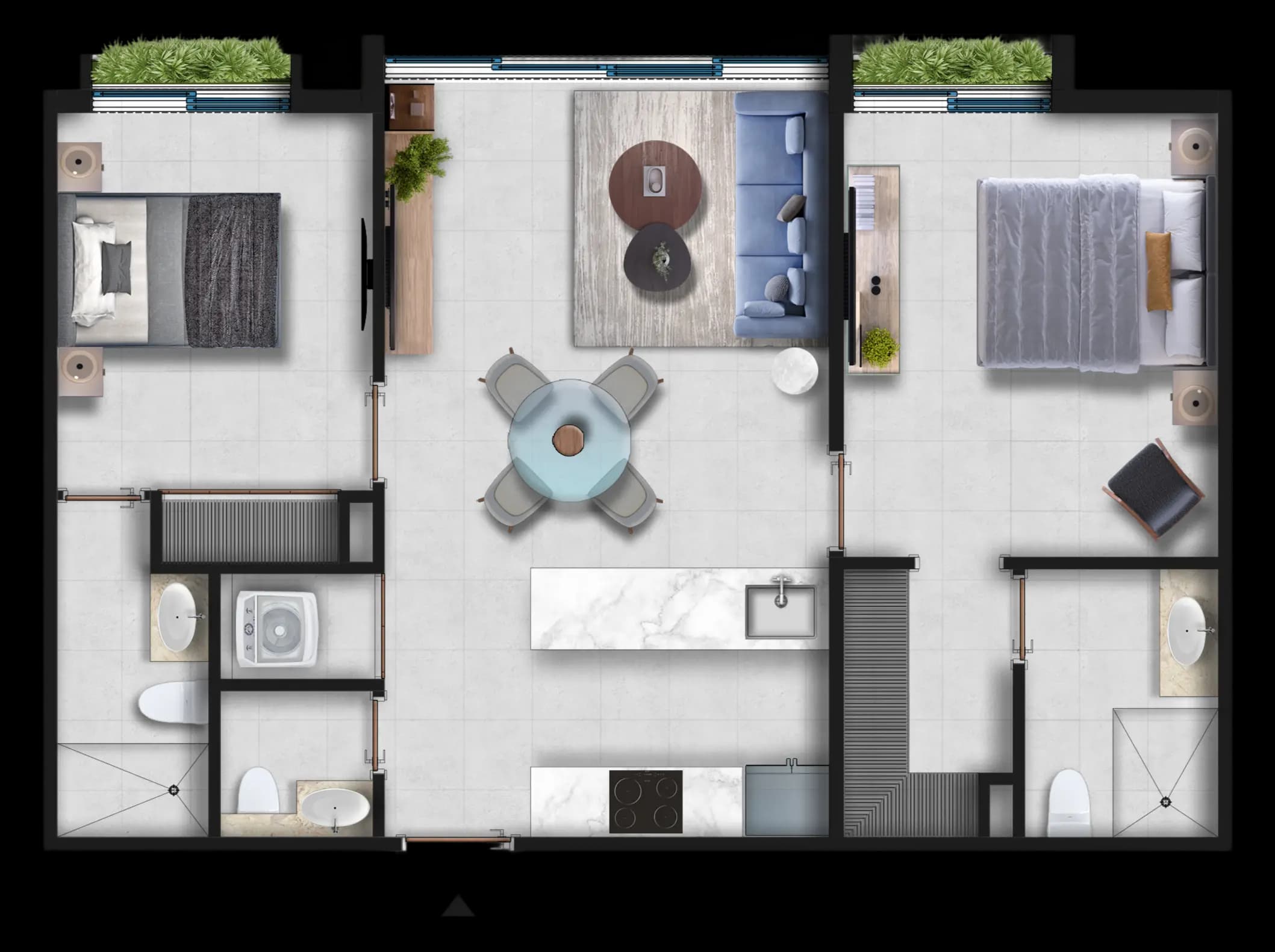 Plano del departamento Outer