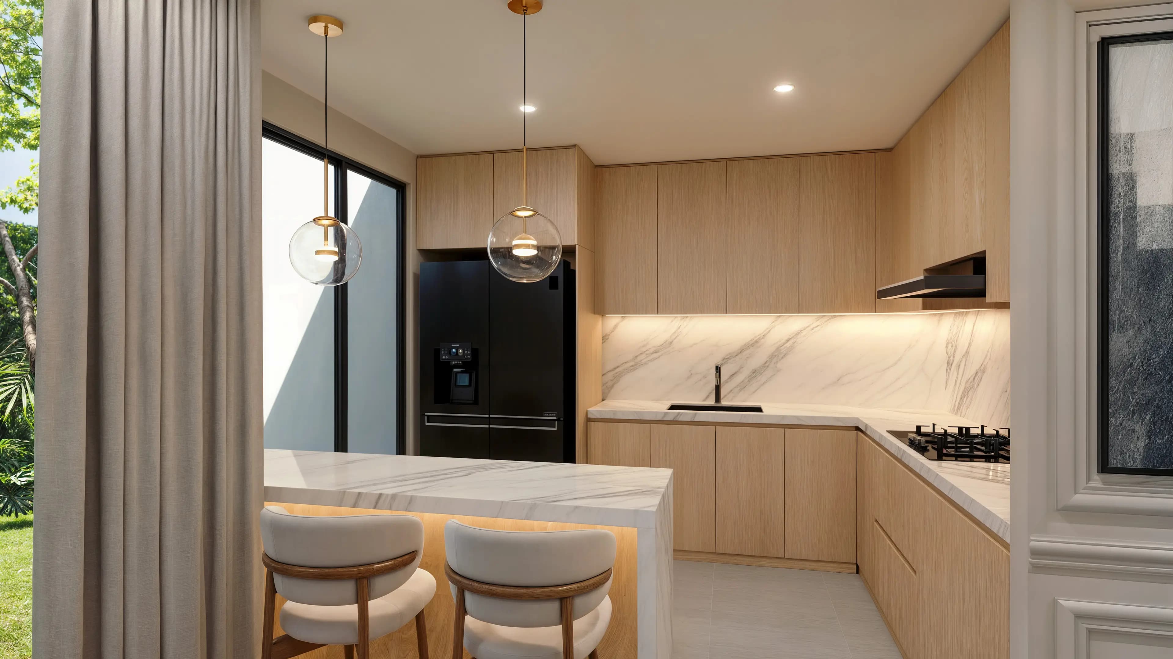 Cocina de la villa Modelo 3